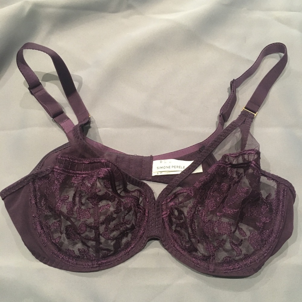 Simone Perele Byzance Sheer Plunge Bra 32D